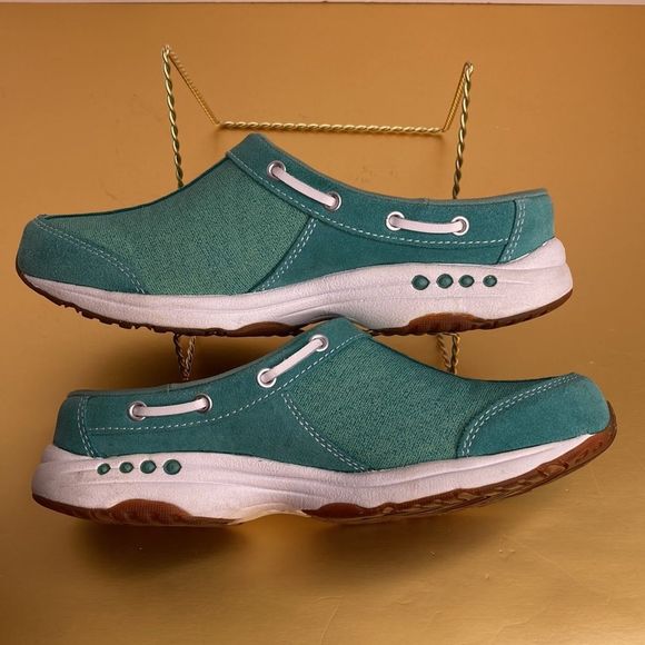 Easy Spirit Shoes Clogs Travelport Round Toe Clogs Slip On Shoes - Picture 4 of 10